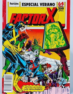 CÓMIC FACTOR X ESPECIAL VERANO 1987 EXTRA FORUM MARVEL...