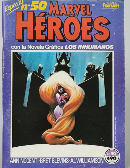 CÓMIC MARVEL HÉROES 50 EXTRA FORUM MARVEL BUEN ESTADO