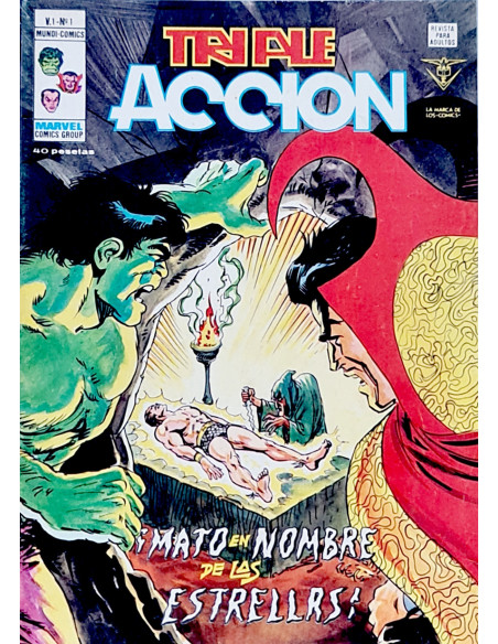 COMICS COLECCIÓN COMPLETA TRIPLE ACCIÓN VERTICE MARVEL MUY BUEN ESTADO