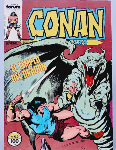 CÓMIC CONAN 65 EL TEMPLO DEL DRAGÓN FORUM MARVEL VOL1...