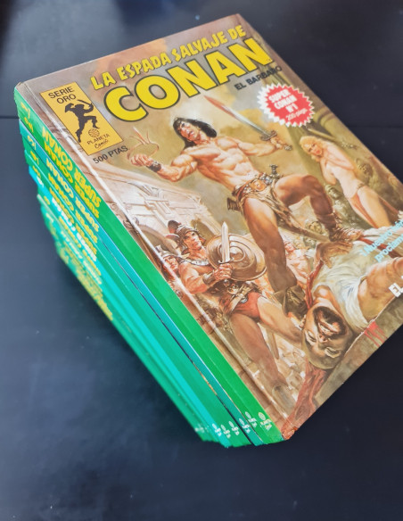 CÓMICS COLECCIÓN COMPLETA SUPER CONAN LA ESPADA SALVAJE FORUM MARVEL MUY BUEN ESTADO PRIMERA EDICIÓN