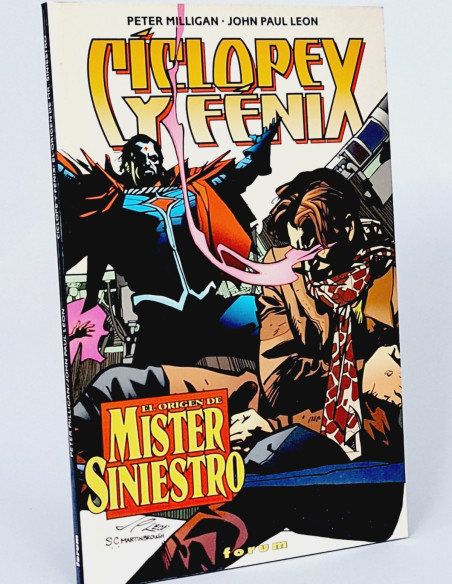 CÓMIC EXCELENTE CICLOPE Y FENIX EL ORIGEN DE MISTER SINIESTRO FORUM MARVEL