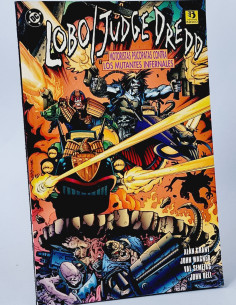 CÓMIC EXCELENTE LOBO JUDGE DREDD MOTORISTAS PSICÓPATAS...