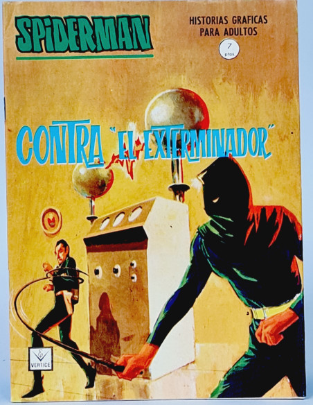 CÓMIC EXCELENTE SPIDER 7 CONTRA EL EXTERMINADOR SPIDERMAN VERTICE TACO
