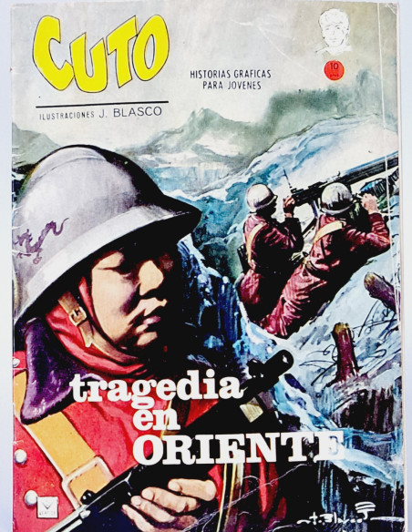 CÓMIC CUTO 6 TRAGEDIA EN ORIENTE VERTICE TACO GRAPA MUY BUEN ESTADO