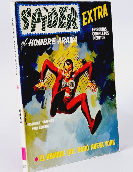 CÓMIC SPIDER 20 EL HOMBRE QUE ROBÓ NUEVA YORK VERTICE TACO MUY BUEN ESTADO