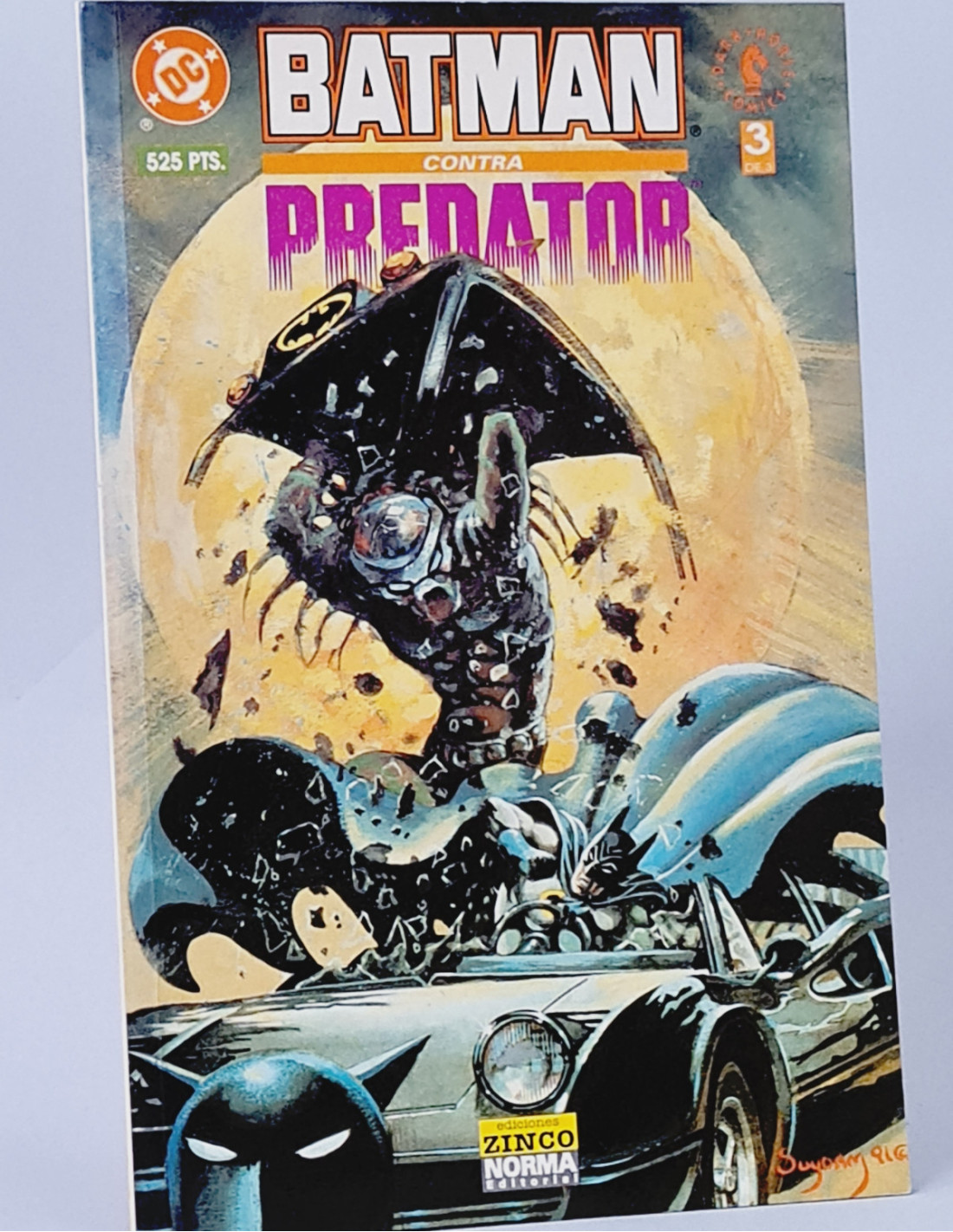 Batman vs Predator 3 DC Zinco Norma Prestigio