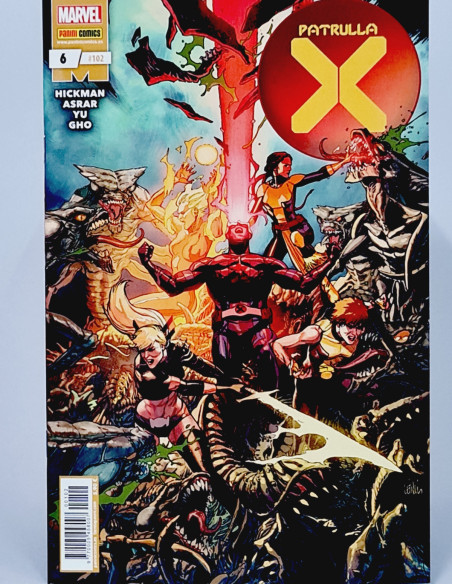 CÓMIC DE KIOSCO PATRULLA X 102 PANINI 6 MARVEL SEPTIEMBRE 2020 GRAPA