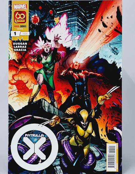 CÓMIC DE KIOSCO PATRULLA X 120 PANINI 1 MARVEL NOVIEMBRE 2021 GRAPA