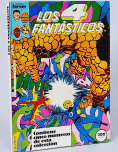 CÓMIC CASI EXCELENTE LOS 4 FANTÁSTICOS 31 AL 35 RETAPADO...
