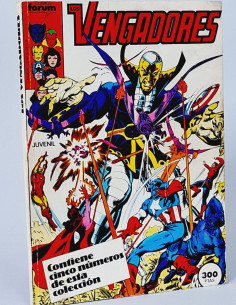 CÓMIC LOS VENGADORES 21 AL 25 RETAPADO MARVEL SUPERHEROES...