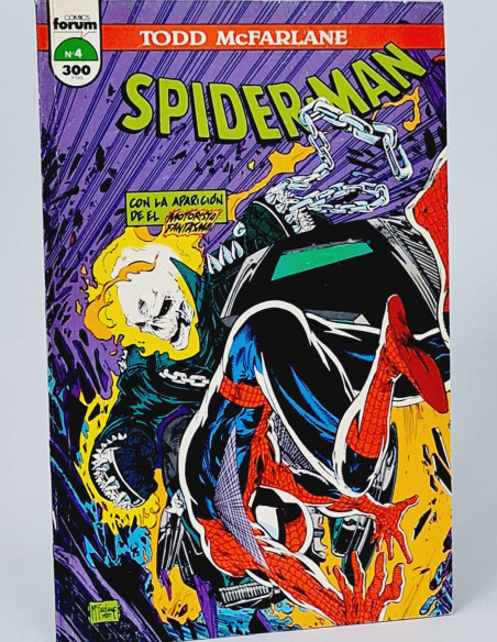 CÓMIC SPIDERMAN 4 TODD MCFARLANE FORUM MARVEL PRESTIGIO SPIDER-MAN MUY BUEN ESTADO