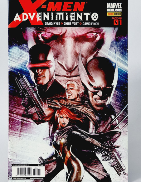 CÓMIC X-MEN ADVENIMIENTO 1 PANINI MARVEL ENERO 2011 MUY BUEN ESTADO