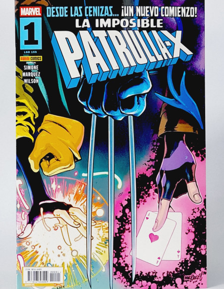 COMIC DE KIOSCO LA IMPOSIBLE PATRULLA X 159 PANINI MARVEL DICIEMBRE 2024