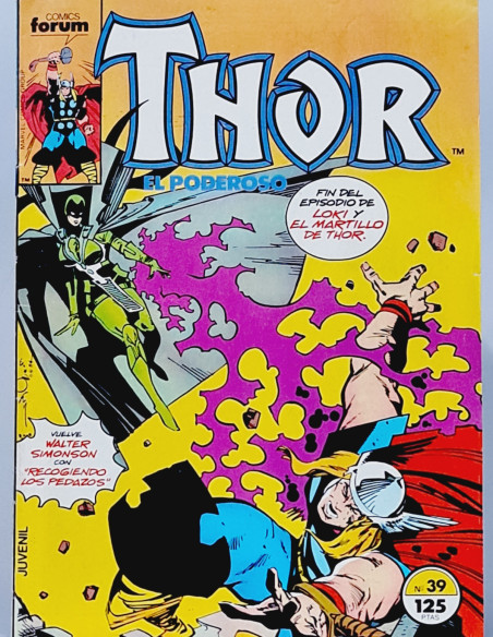 CÓMIC THOR 39 FORUM MARVEL VOL1 VOLUMEN VOL.1 MUY BUEN ESTADO