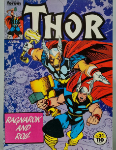 CÓMIC CASI EXCELENTE THOR 34 FORUM MARVEL VOL1 VOLUMEN VOL.1