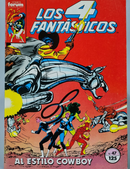 CÓMIC CASI EXCELENTE LOS 4 FANTÁSTICOS 47 FORUM MARVEL VOL1 VOLUMEN VOL.1
