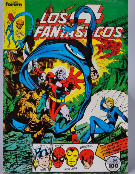 CÓMIC CASI EXCELENTE LOS 4 FANTÁSTICOS 25 FORUM MARVEL VOL1 VOLUMEN VOL.1