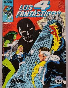 CÓMIC CASI EXCELENTE FANTÁSTICOS 53 FORUM MARVEL VOL1...