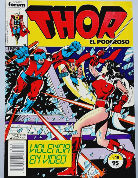 CÓMIC CASI EXCELENTE THOR 18 FORUM MARVEL VOL1 VOLUMEN VOL.1