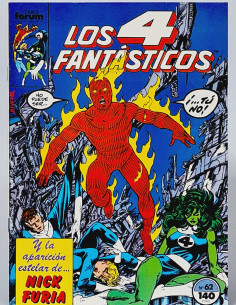 CÓMIC DE KIOSCO LOS 4 FANTÁSTICOS 62 FORUM MARVEL VOL1...