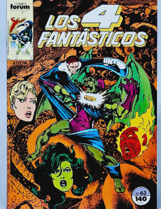 CÓMIC DE KIOSCO LOS 4 FANTÁSTICOS 63 FORUM MARVEL VOL1...