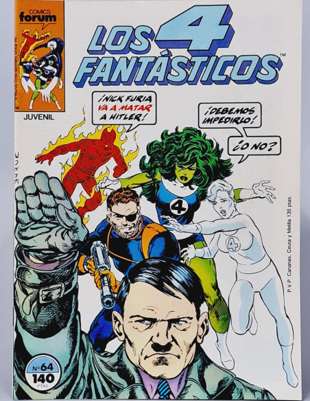 CÓMIC DE KIOSCO LOS 4 FANTÁSTICOS 64 FORUM MARVEL VOL1 VOLUMEN VOL.1
