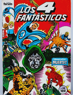CÓMIC EXCELENTE LOS 4 FANTÁSTICOS 28 FORUM MARVEL VOL1...