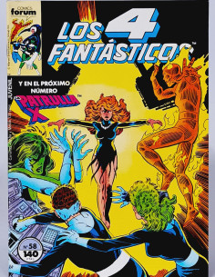 CÓMIC EXCELENTE LOS 4 FANTÁSTICOS 58 FORUM MARVEL VOL1...
