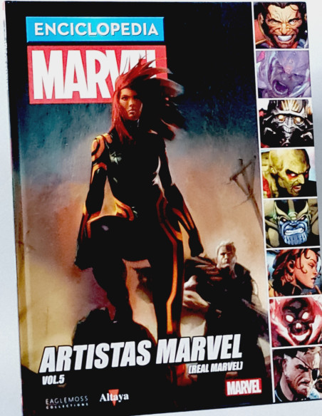 CÓMIC EXCELENTE ENCICLOPEDIA MARVEL 75 ARTISTAS VOL.5 ALTAYA