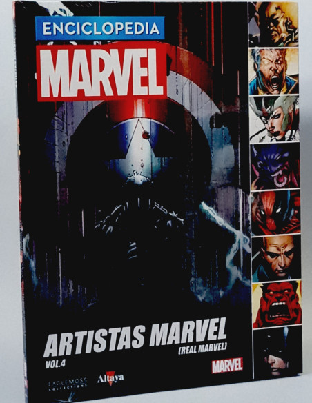 CÓMIC PRECINTADO ENCICLOPEDIA MARVEL 70 ARTISTAS VOL.4 ALTAYA