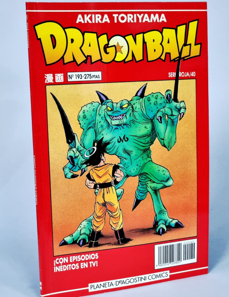 CÓMIC EXCELENTE DRAGÓN BALL 193 SERIE ROJA 40 PLANETA DE AGOSTINI AKIRA TORIYAMA