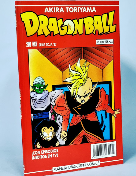 CÓMIC DE KIOSCO DRAGÓN BALL 190 SERIE ROJA 37 PLANETA DE AGOSTINI AKIRA TORIYAMA