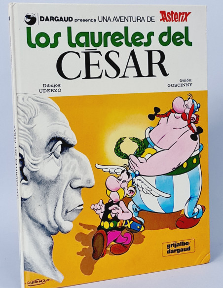 CÓMIC ASTERIX LOS LAURELES DEL CÉSAR 18 EDICIONES GRIJALBO DARGAUD TAPA DURA MUY BUEN ESTADO