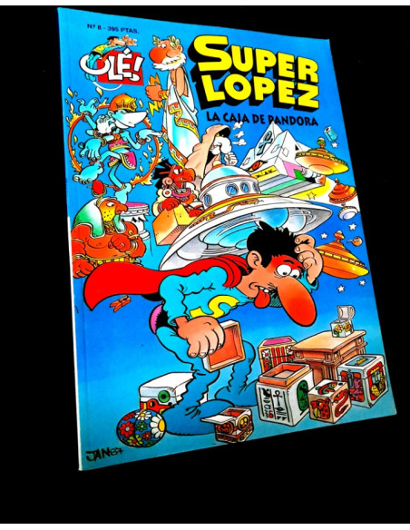 EXCELENTE ESTADO 1° PRIMERA EDICION SUPER LOPEZ 8 OLE EDICIONES B