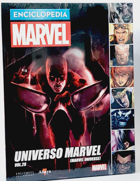 CÓMIC PRECINTADO ENCICLOPEDIA MARVEL 103 UNIVERSO VOL.28 ALTAYA
