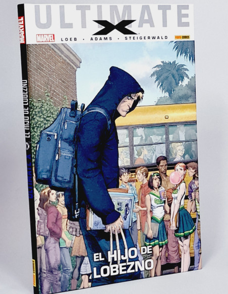 CÓMIC COLECCIONABLE DE KIOSCO ULTIMATE X EL HIJO DE LOBEZNO ROJO PANINI MARVEL TAPA DURA