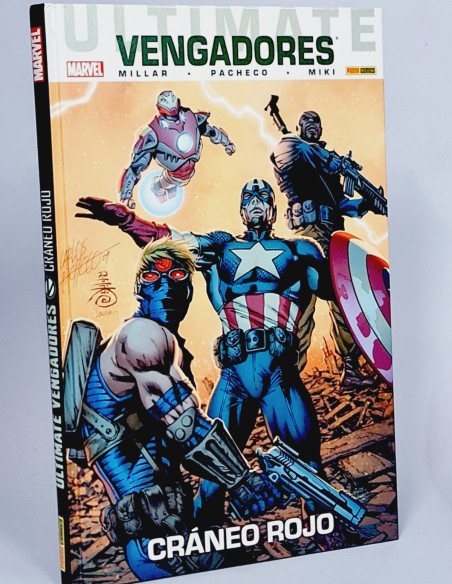 CÓMIC COLECCIONABLE DE KIOSCO ULTIMATE VENGADORES CRÁNEO ROJO PANINI MARVEL TAPA DURA