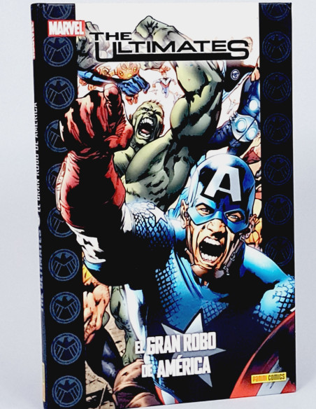 CÓMIC COLECCIONABLE EXCELENTE THE ULTIMATES EL GRAN ROBO DE AMÉRICA PANINI MARVEL TAPA DURA