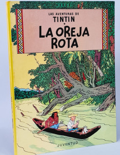 CÓMIC TINTÍN LA OREJA ROTA HERGE JUVENTUD NOVENA EDICION...