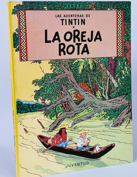 CÓMIC TINTÍN LA OREJA ROTA HERGE JUVENTUD NOVENA EDICION 1985 TAPA DURA BUEN ESTADO