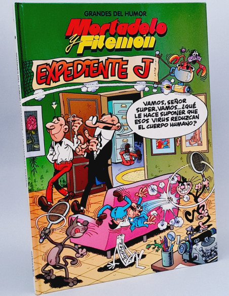 CÓMIC CASI EXCELENTE MORTADELO Y FILEMÓN EXPEDIENTE J EDICIONES B GRANDES DEL HUMOR EL PERIÓDICO