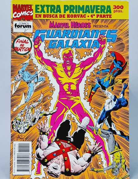 CÓMIC EXCELENTE GUARDIANES DE LA GALAXIA EXTRA ESPECIAL 1992 EN BUSCA DE KORBAC FORUM MARVEL