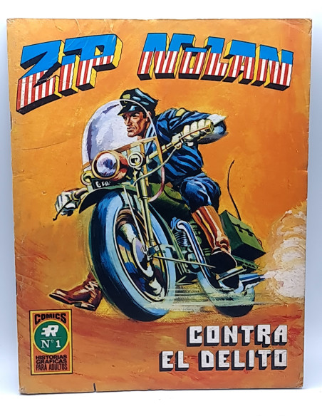 EXCELENTE ESTADO ZIP NOLAN 1 CONTRA EL DELITO ROLLAN GRAPA