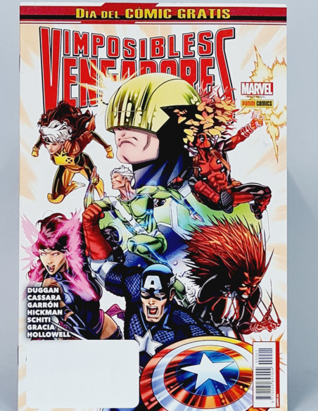 CÓMIC EXCELENTE IMPOSIBLES VENGADORES DIA DEL CÓMIC PANINI MARVEL