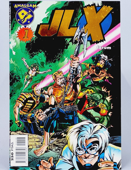 CÓMIC EXCELENTE JLX 1 CROSSOVER AMALGAM FORUM PLANETA DEAGOSTINI