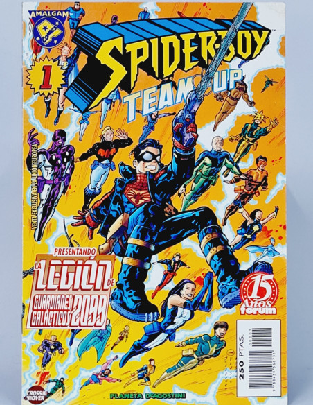 CÓMIC EXCELENTE SPIDER-BOY 1 TEAM UP AMALGAM FORUM PLANETA DEAGOSTINI