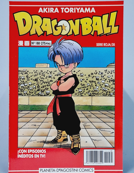 CÓMIC EXCELENTE DRAGON BALL 188 SERIE ROJA 35 PLANETA DE AGOSTINI MANGA AKIRA TORIYAMA