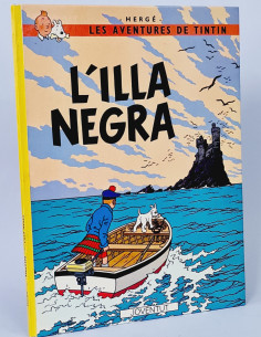 CÓMIC EXCELENTE LES AVENTURES DE TINTÍN L'ILLA NEGRA...
