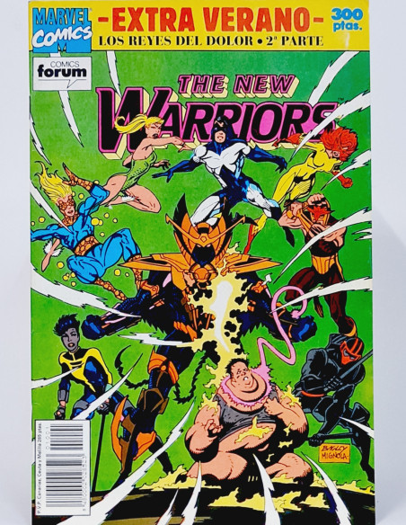 CÓMIC CASI EXCELENTE THE NEW WARRIORS EXTRA VERANO 1992 ESPECIAL FORUM MARVEL GRAPA
